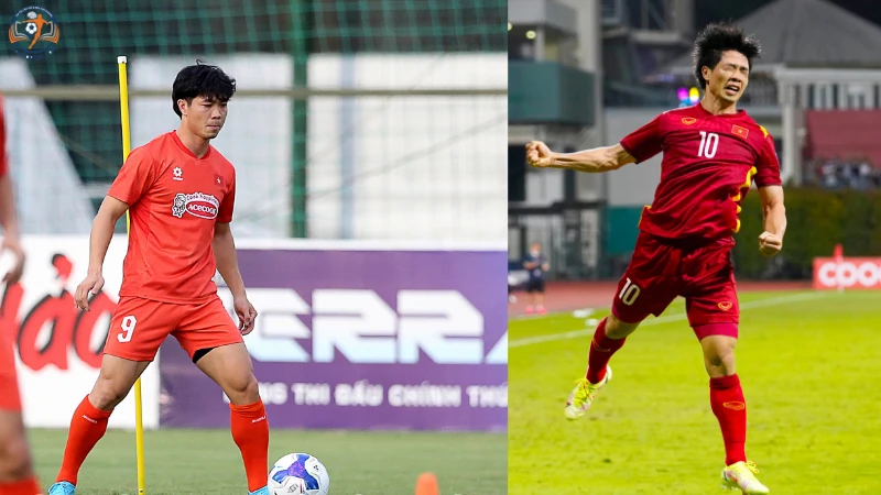 Công Phượng cao 1m68 (một số báo đưa số lệch 1 - 2cm)